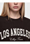 Vizyon New Season Brown Oversize Soft Touch Women's Sweatshirt - 3