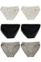 Tutku-Girl's Back Printed Bato Panties 6 Pieces - 5