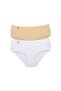 Tutku-2 Pieces Women's High Waist Bato Thin Rubber Panties S9