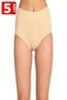 Tutku-Women's Skin Color 5-Pack 100% Cotton Panties