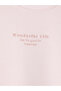 Özmarka New Season Pink Printed Oversize Women's Sweatshirt - 6
