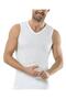 Tutku-Men's White 6 Pieces V-Neck O Sleeve Undershirt