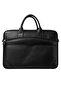 Laptop Bag Genuine Leather 15.6" Inch File Compatible Premium Quality Waterproof Black - 2