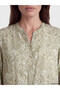 Runaway Collar Patterned Women's Tunic - 3