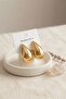 316L Steel Gold Color Drop Model Earrings