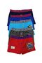 Tutku-6 Pack Children's Buttoned Combed Cotton Boxers