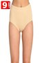 Tutku-Women's Skin Color 9-Piece Pack 100% Cotton Bato Panties
