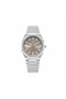Legacy Men’s Analog Quartz Watch | Octagonal-Inspired Case, Date Display, Luminous-Style Hands & Integrated Metal Bracelet – Silver Case