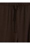 Vizyon New Season Brown Wide Leg Women's Sweatpants - 6