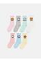 Printed Girls' Socks 7 Pack (W6)