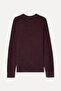 Men's Plum Polo Collar Sweater - 2