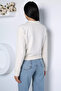 Cream Gülseli Women's Zippered Jacket - 5