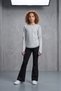Fleepy Finger-Looped Karyoka Stitched Long Sleeve Girl's T-Shirt - 3