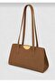 Women's Suede Daily Hand Shoulder Bag with Large Internal Volume and Zippered Compartment - 3