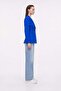 Accessory Detailed Woven Blazer Jacket - 2