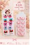 5 Pairs 10 Pieces Cherry Themed Rubber Hair Clips Set for Girls – Colorful and Cute Hair Accessories - 2