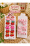 5 Pairs 10 Pieces Cherry Themed Rubber Hair Clips Set for Girls – Colorful and Cute Hair Accessories - 3