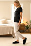 Women'S, Suede Textured Slippers. Fur Inside, Embroidery Detail, Warm Soft Sole House Slippers - 6
