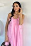 Pink Perry Women's Adjustable Strap Ruffle Dress - 2