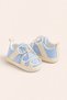 Baby Blue Drawstring Detailed Soft Sole Baby Booties with Stopper (4-12 Months / 18-19 Size) - Lnc 5200 - 2