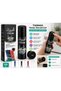 Medina I Love You Led Temperature Display Thermos 500 ml Vacuum Stainless Steel Travel Cup Black - 2