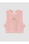 Ozmarka New Season Pink Embroidered Girls' Dress and Sweater - 3