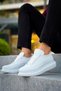 Jy814 Axel Lace-Up Leather Men's Casual Sneaker Shoes Cbt White - 2
