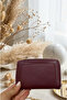 Women's Faux Leather Vertical Striped Zippered Multi-Compartment Luxury Wallet & Card Holder - 4