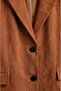 Camel Sienna Suede Blazer Jacket - 3