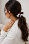 Women's Double Color Viscose Elastic Hair Clip Scrunchie - 2