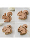 4-Piece Squirrel Acorn Pumpkin Leaf Dough Shaping Mold Set - 5