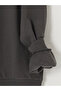 Vizyon New Season Anthracite Printed Boys' Thick Sweatshirt - 4
