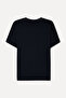 Women's Black Crew Neck T-Shirt - 2