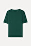 Men's Green Crew Neck T-Shirt - 2