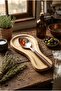 Bamboo Dirty Spoon Rest & Ladle Holder - Natural Wood Kitchen Countertop Organizer - 2