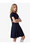 Cotton Short Sleeve Pleated Polo Collar Dress - 2