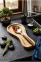 Bamboo Dirty Spoon Rest & Ladle Holder - Natural Wood Kitchen Countertop Organizer - 3