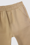 Boy's Beige Trousers with Elastic Waist - 3