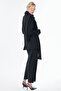 Shawl collar blazer jacket black - 6