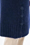 Button Detailed Knitwear Sweater Dark Navy Blue - 7