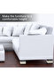 Furniture Risers 4 PCSAdjustable Bed and Desk Leg Risers 2.96" Height Lift for Under-Bed Storage Stackable Square Risers for Sofa Cabinet and College Dorms - 5