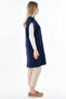 Button Detailed Knitwear Sweater Dark Navy Blue - 6