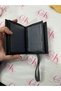 Men's Black Leather Wallet Multi-Compartment Card Holder and Money Wallet Stylish Classic Design Vertical Elastic Synthetic Leather - 8