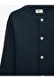 Cotton Long Sleeve Snap Button Bomber Collar College School Jacket - 5