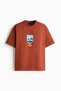 Loose Fit Printed Cotton T-shirt - 2