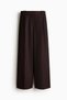 Wide tailored trousers