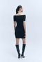 Fine-knit off-the-shoulder dress - 3
