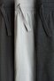 3-pack cotton jersey joggers