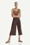 Wide linen-blend culottes - 4