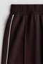 Wide-leg scuba track pants
